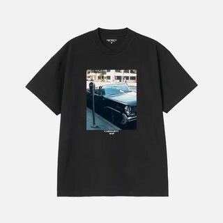 S/S WARM VIEWS T-SHIRT - BLACK