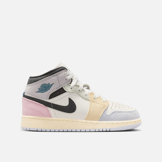 AIR JORDAN 1 MID SE (GS) "SAIL / ICED JADE"