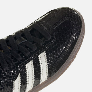 WMNS SAMBA OG "PATENT SNAKESKIN" - BLACK