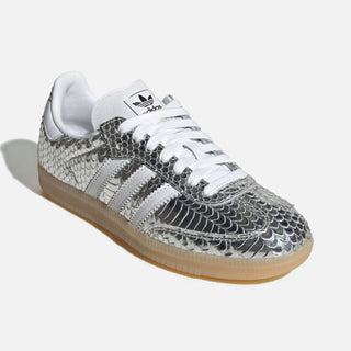 WMNS SAMBA OG "PATENT SNAKESKIN" - SILVER METALLIC