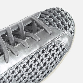 WMNS STAN SMITH LO PRO "BASKETWEAVE" - SILVER METALLIC