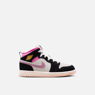 JORDAN 1 MID SE (PS) - BLACK / PINKSICKLE