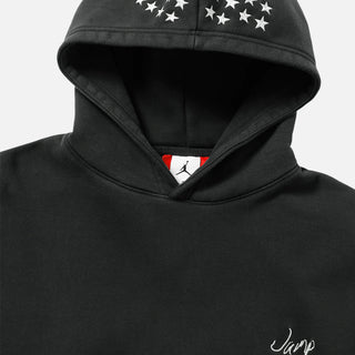 JORDAN MJ IH CROP HOODIE - BLACK