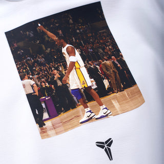 DRI-FIT FLEECE "KOBE 81" HOODIE - WHITE