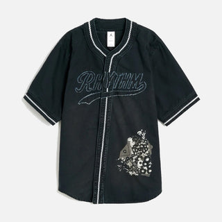 JORDAN X NOMARHYTHM TWISTED S/S JERSEY - BLACK / UNIVERSITY RED