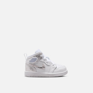 JORDAN 1 MID SE (TD) - WHITE / FIELD SILVER
