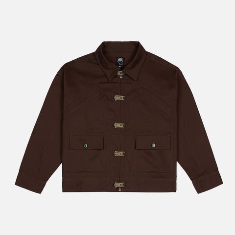 INDUSTRIAL WORK JACKET - BROWN