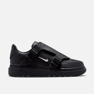 AIR FORCE 1 LUXE "BLACK / METALLIC SILVER"