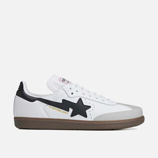 BAPE X ADIDAS SAMBA - CLOUD WHITE / CORE BLACK