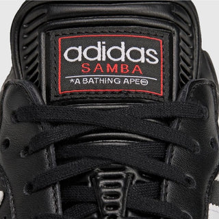 BAPE X ADIDAS SAMBA - CORE BLACK / CLOUD WHITE