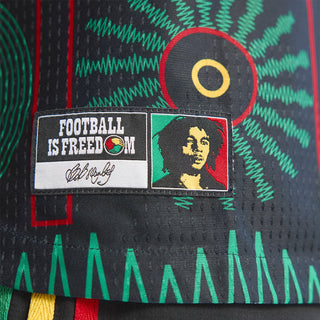 JAMAICA 26 X BOB MARLEY AWAY AUTHENTIC JERSEY - BLACK