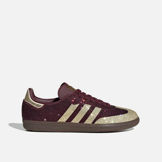 WMNS SAMBA OG "RHINESTONE" - MAROON / WARM VANILLA