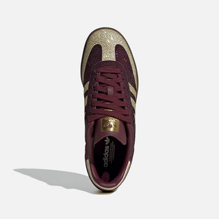 WMNS SAMBA OG "RHINESTONE" - MAROON / WARM VANILLA