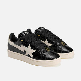 BAPE X ADIDAS CAMPUS 00S "WORLD CUP PACK" - CORE BLACK / OFF WHITE