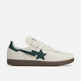 BAPE X ADIDAS SAMBA "WORLD CUP PACK" - CREAM WHITE / FOREST NIGHT