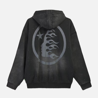 HELLSTAR X ADIDAS HOODIE - BLACK
