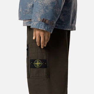 3100015 ORGANIC COTTON RIPSTOP CARGO PANTS - COAL GREY