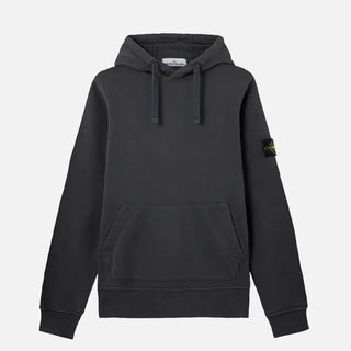 6100062 ORGANIC COTTON FLEECE HOODIE - LEAD GREY