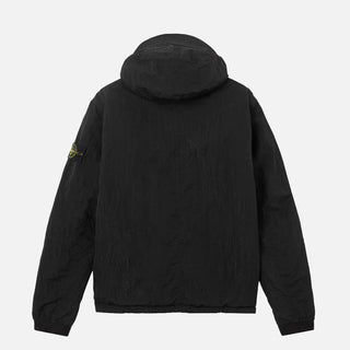 Q100007 WARP RIB NYLON-TC SHORT PARKA - BLACK
