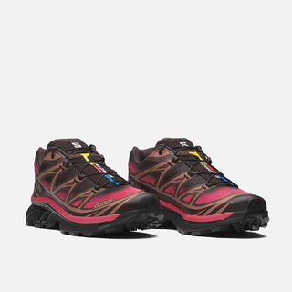 XT-6 SKYLINE - BLACK COFFEE / RED