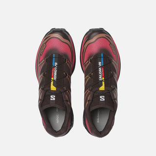 XT-6 SKYLINE - BLACK COFFEE / RED