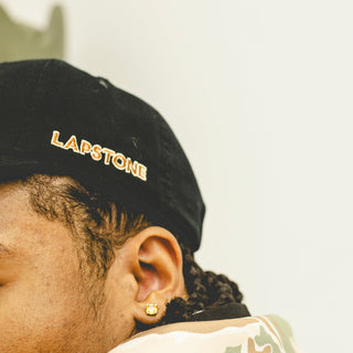 MITCHELL & NESS X LAPSTONE "10 YEAR" DAD HAT - BLACK