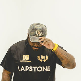 MITCHELL & NESS X LAPSTONE "10 YEAR" DAD HAT - CAMO