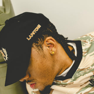 MITCHELL & NESS X LAPSTONE "10 YEAR" DAD HAT - BLACK