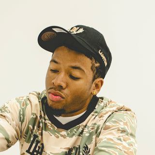 MITCHELL & NESS X LAPSTONE "10 YEAR" DAD HAT - BLACK