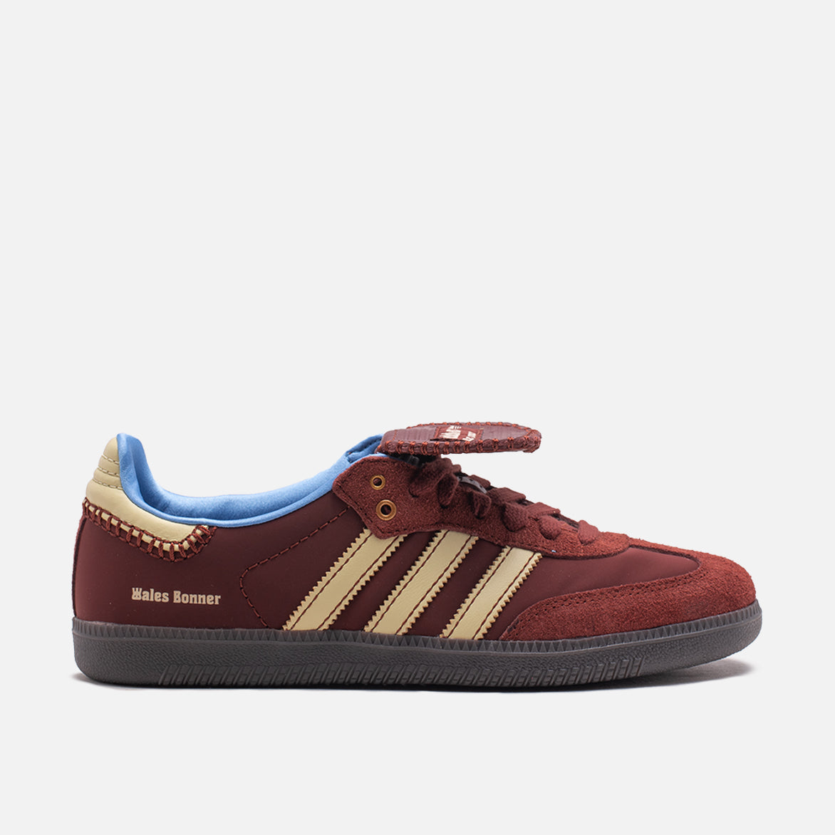 WALES BONNER X ADIDAS NYLON SAMBA - FOX BROWN / SANDY BEIGE