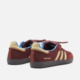 WALES BONNER X ADIDAS NYLON SAMBA - FOX BROWN / SANDY BEIGE