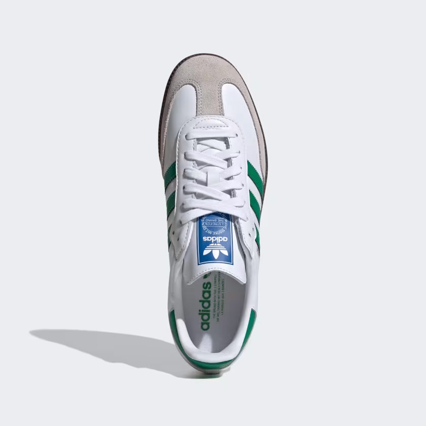 SAMBA OG - CLOUD WHITE / GREEN lapstoneandhammer.com SAMBA OG - CLOUD WHITE / GREEN lapstoneandhammer.com