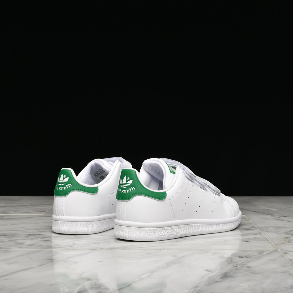 STAN SMITH VELCRO (PS) - WHITE / GREEN