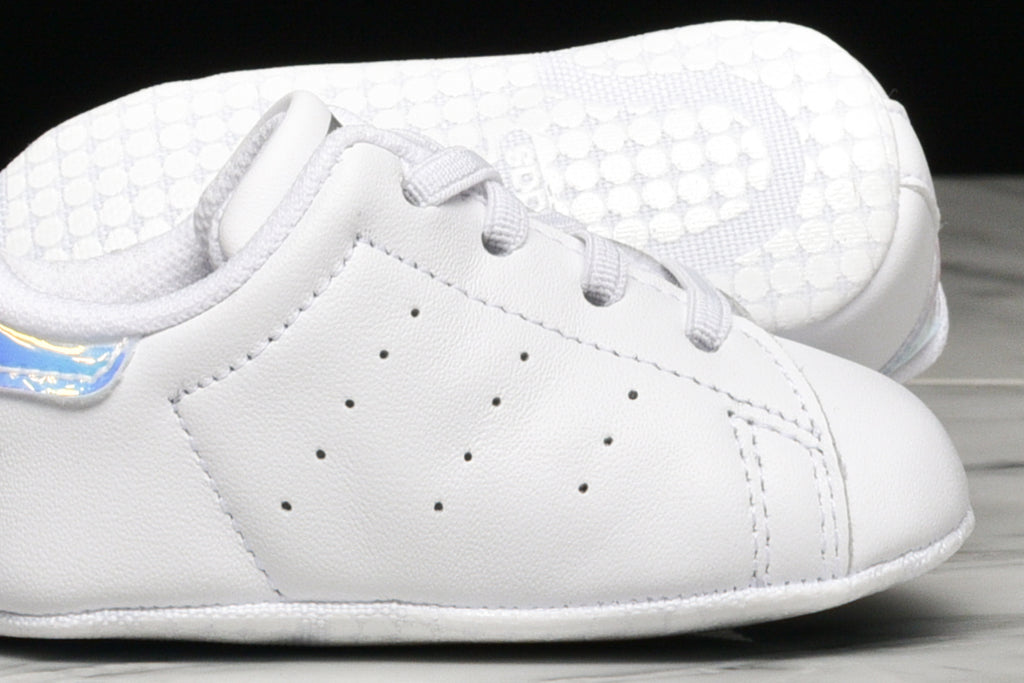 STAN SMITH CRIB - WHITE / METALLIC SILVER