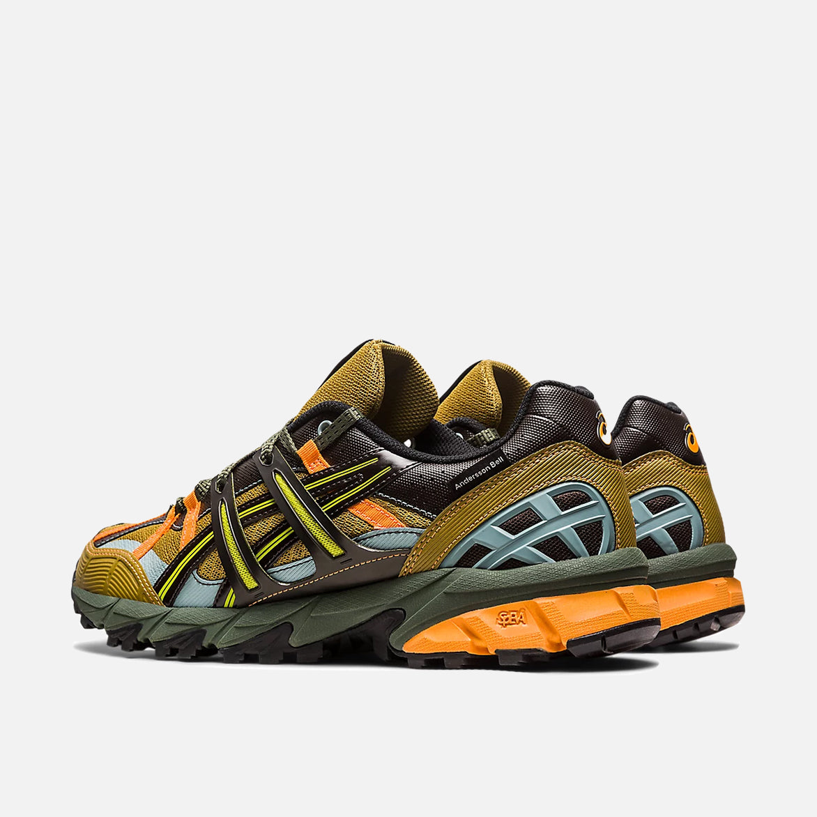 ANDERSSON BELL X ASICS GEL-SOMONA 15-50 - OLIVE OIL / DARK BROWN