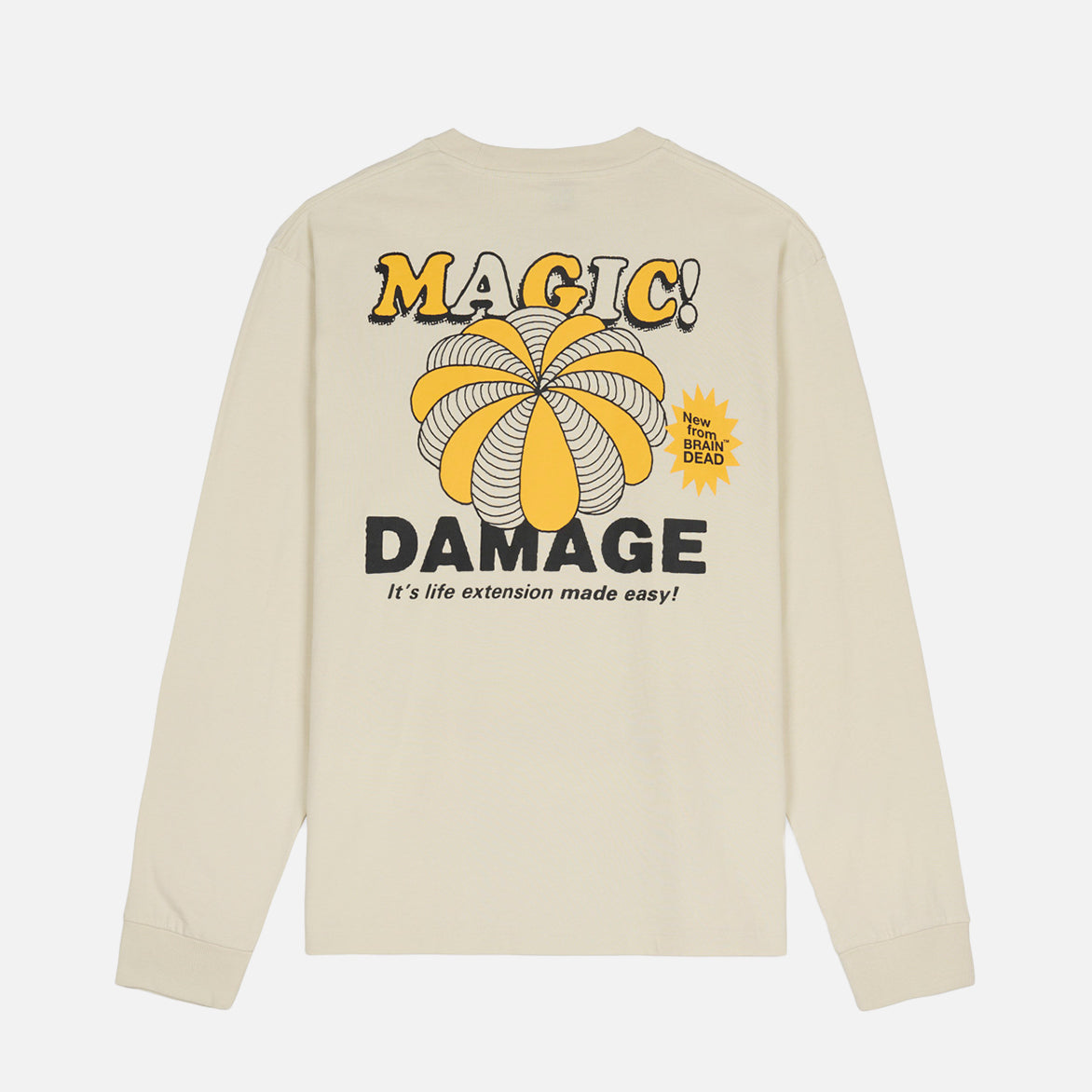 Magic Damage LS T-Shirt - IVORY