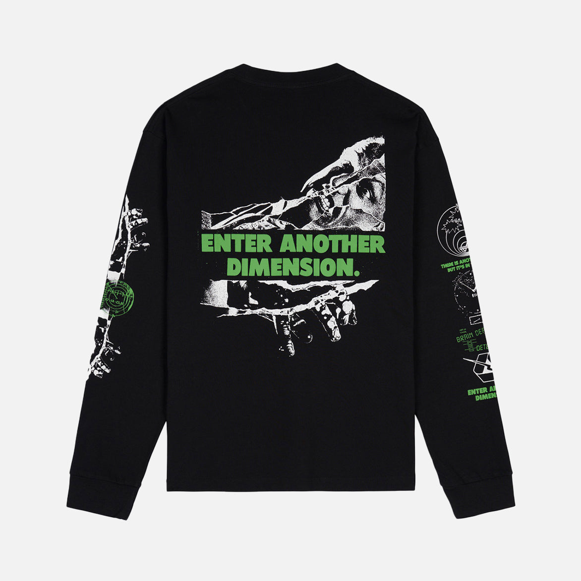 ALTERNATE DIMENSION LS T-SHIRT - BLACK