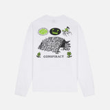 CONSPIRACY LS T-SHIRT - WHITE