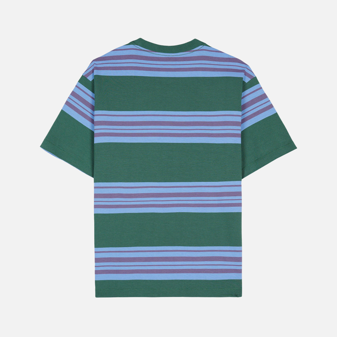 BAKER STRIPED POCKET T-SHIRT - GREEN