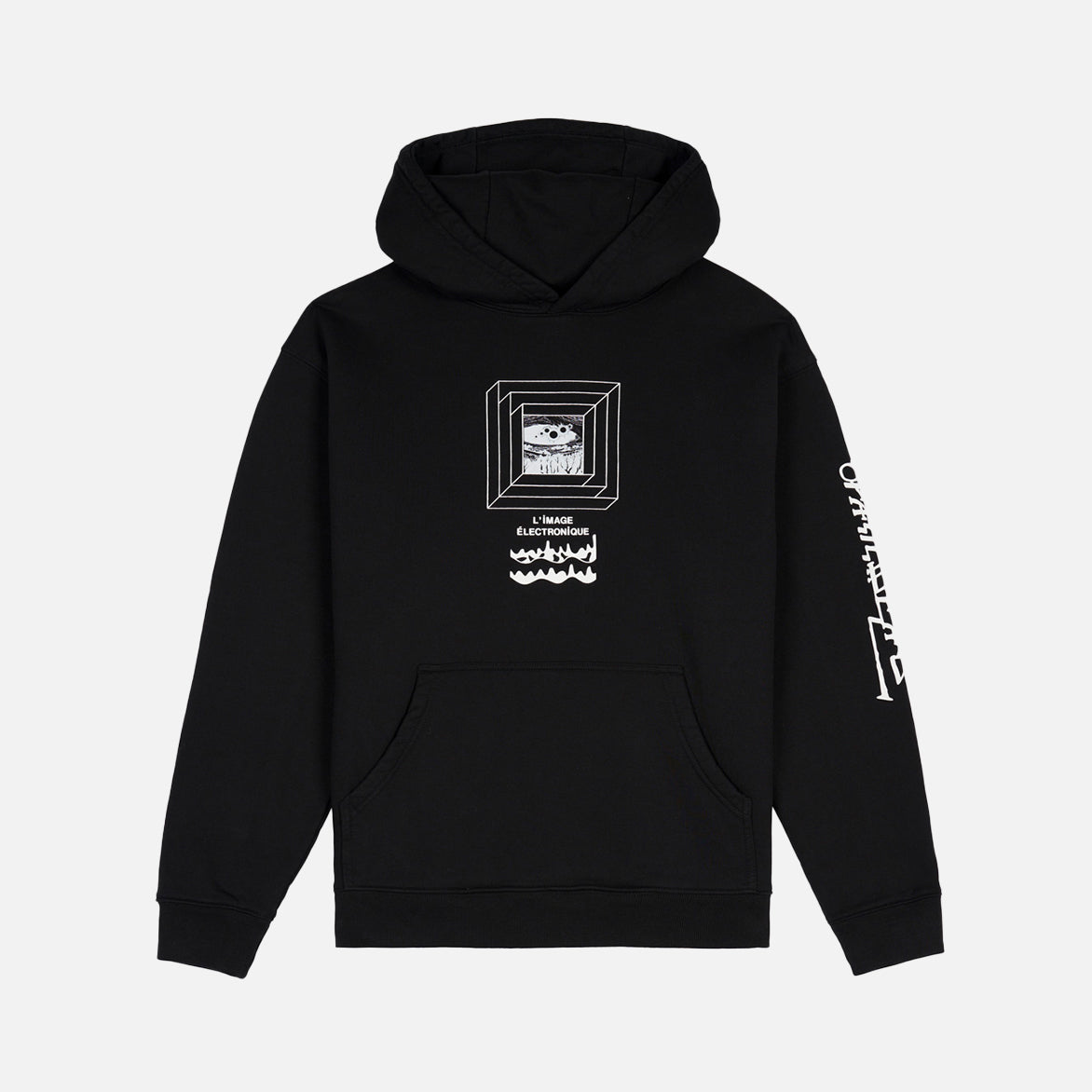 ELECTRONIQUE HOODIE - BLACK