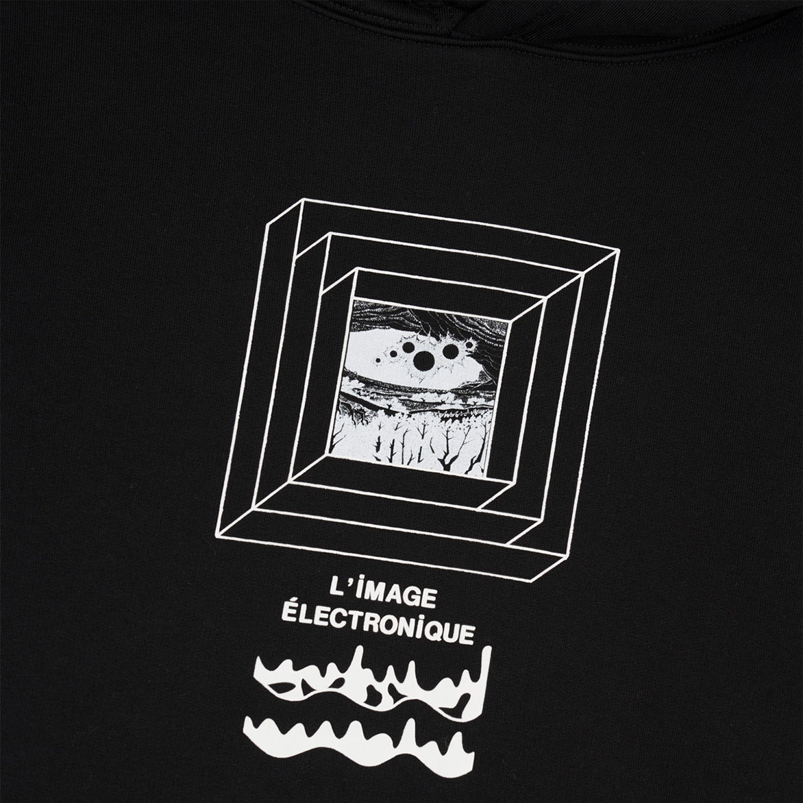 ELECTRONIQUE HOODIE - BLACK