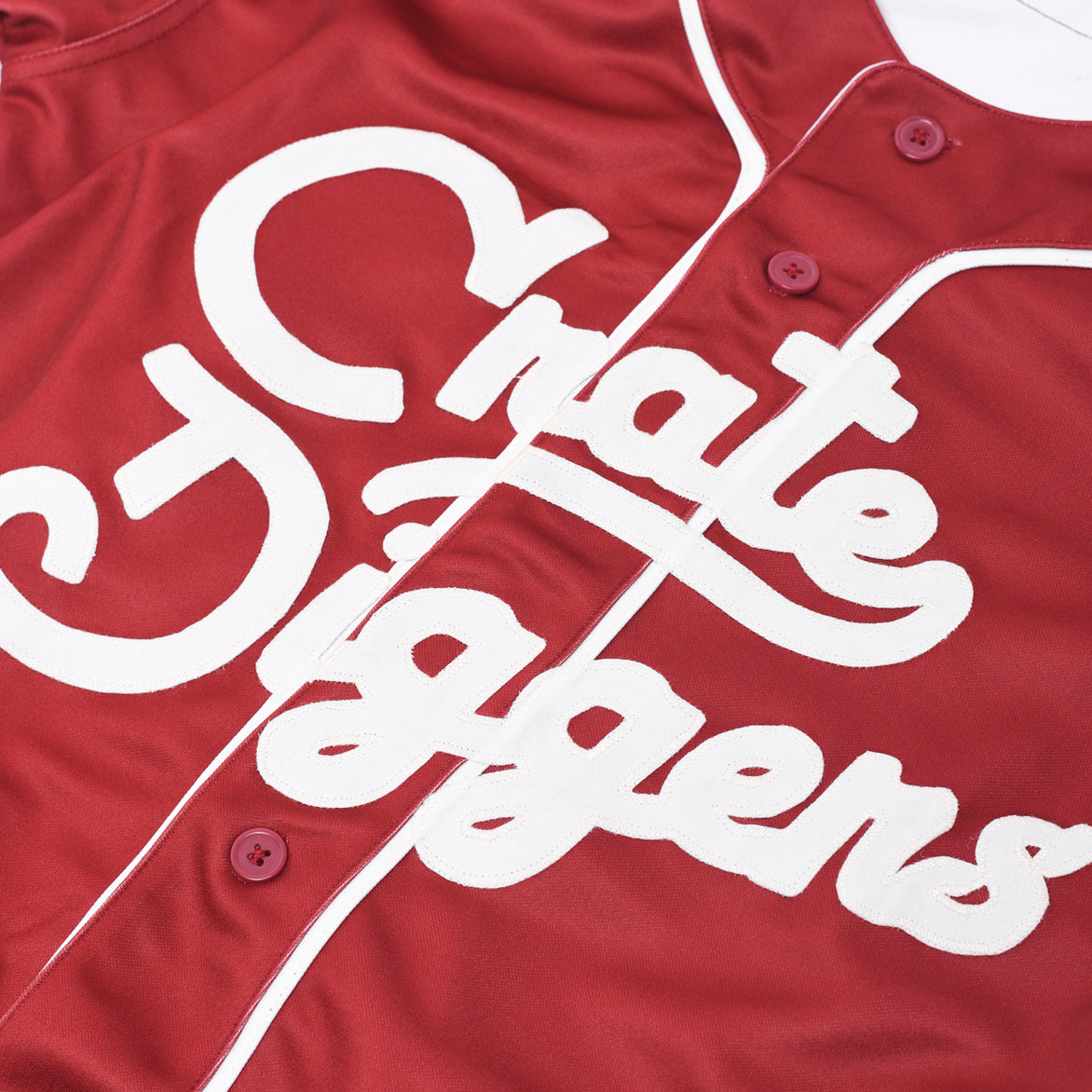 CRATE DIGGERS PHILADELPHIA JERSEY - BURGUNDY