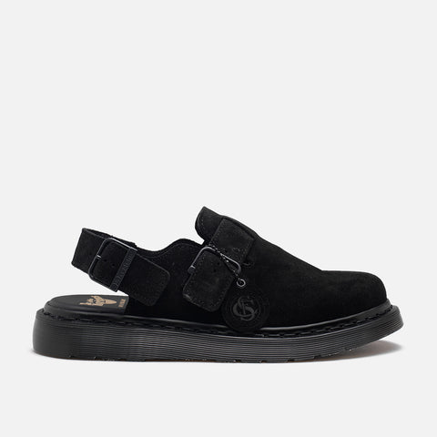 JORGE BLACK REPELLO CALF SUEDE (GUM OIL)