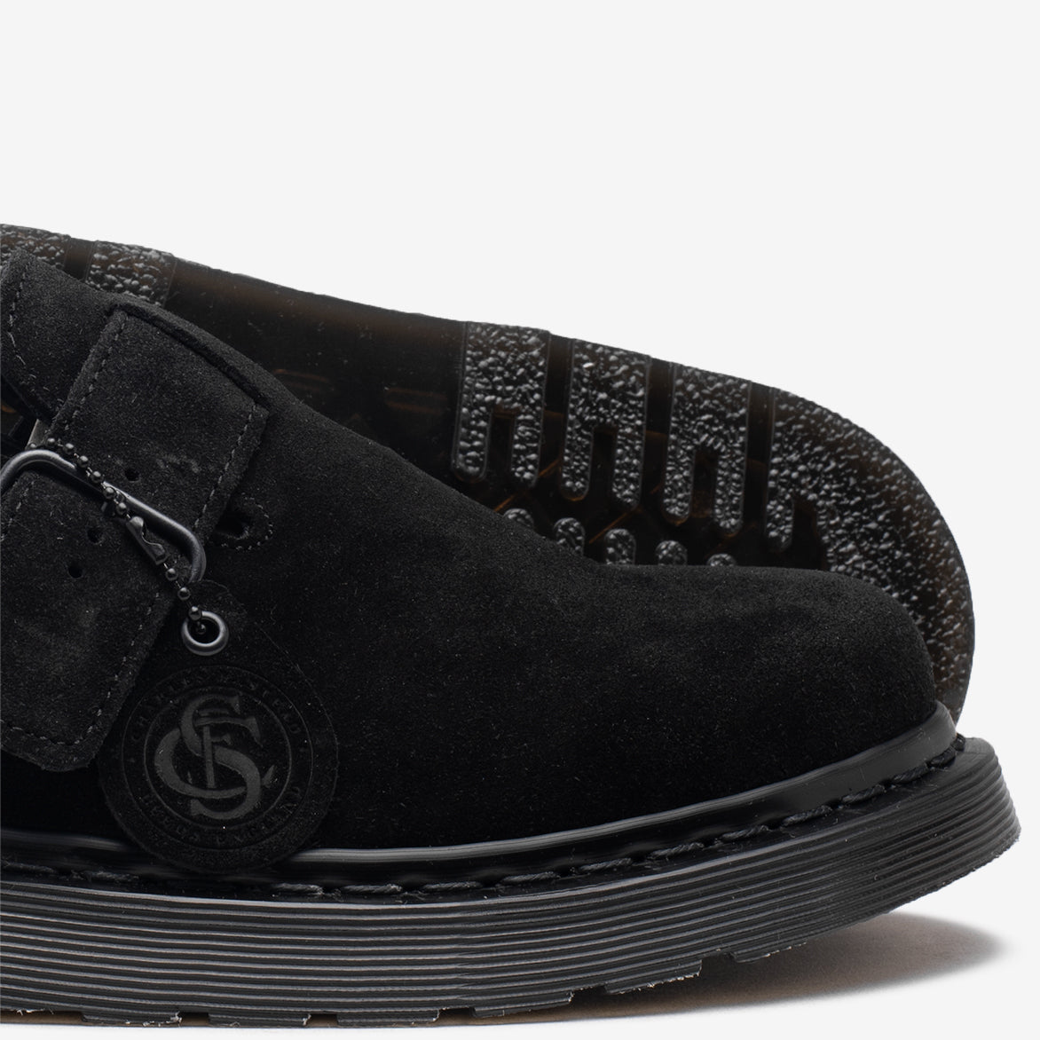 JORGE BLACK REPELLO CALF SUEDE (GUM OIL)