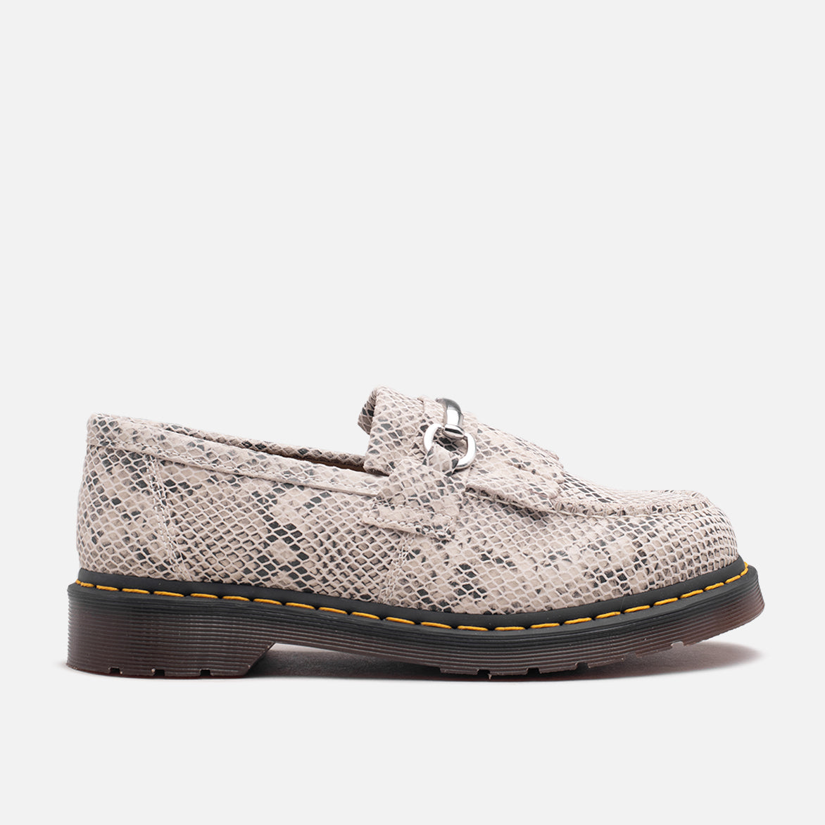 ADRIAN SNAFFLE PYTHON PRINT - SAND / BLACK