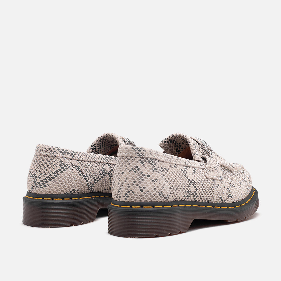 ADRIAN SNAFFLE PYTHON PRINT - SAND / BLACK