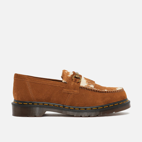 ADRIAN SNAFFLE COW PRINT - PECAN BROWN