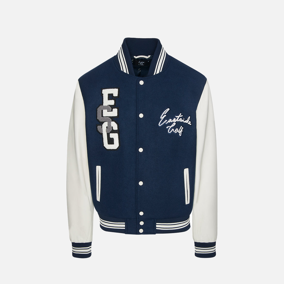 VARSITY JACKET - MIDNIGHT / WHITE