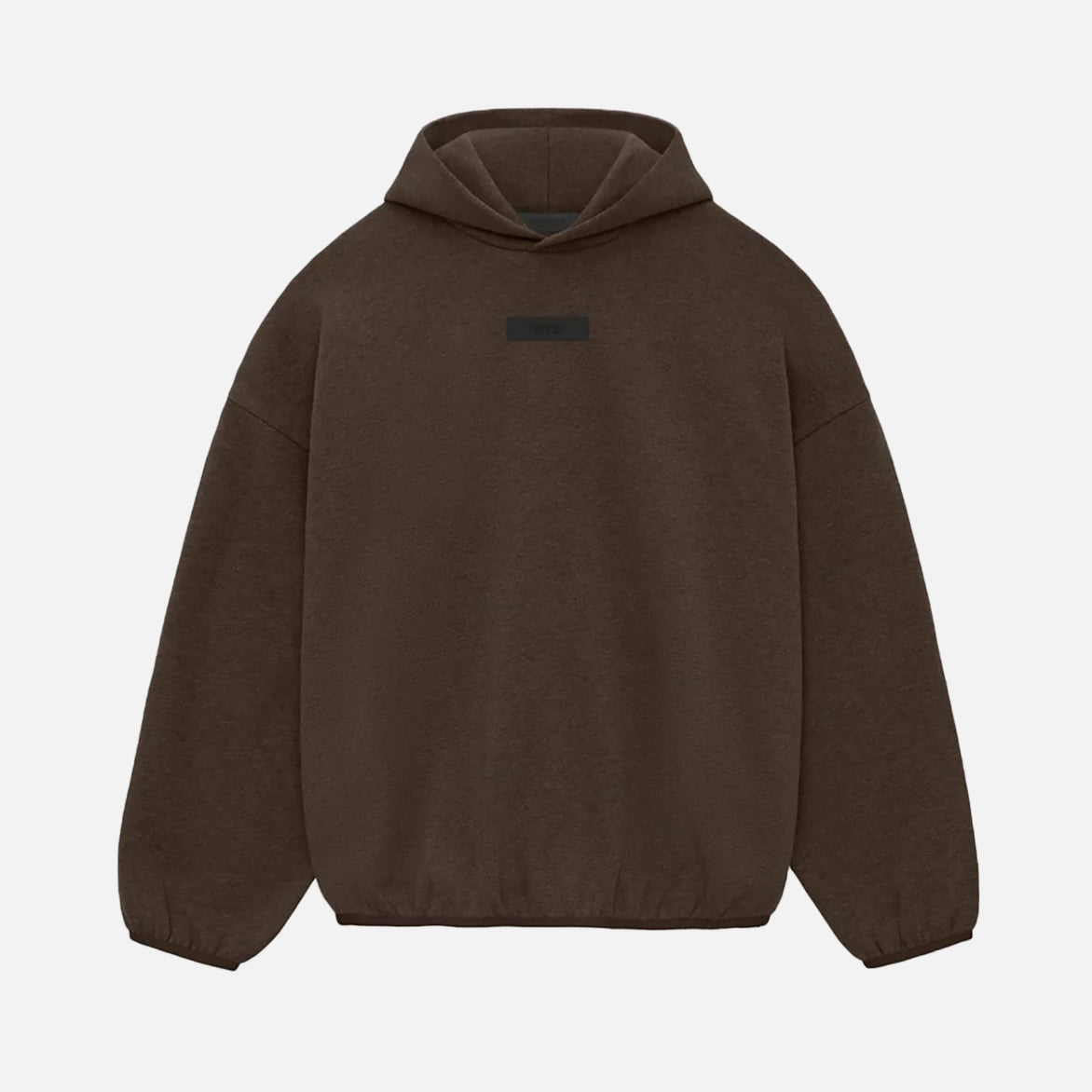 ESSENTIALS HOODIE HEATHER WOOD –