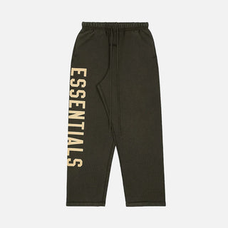 ESSENTIALS HEAVY FLEECE RELAXED SWEATPANT - BROWN